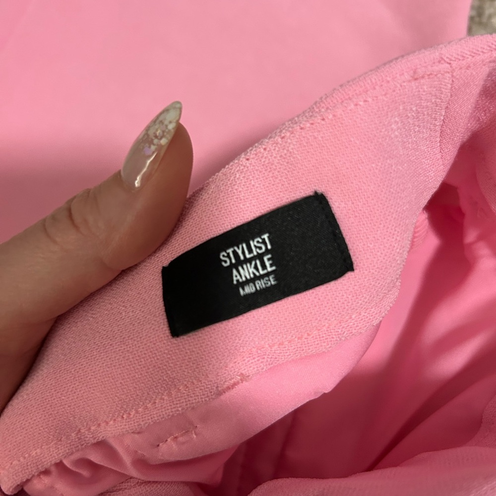 Express Pink Tailored Pants - Picture 6 of 6